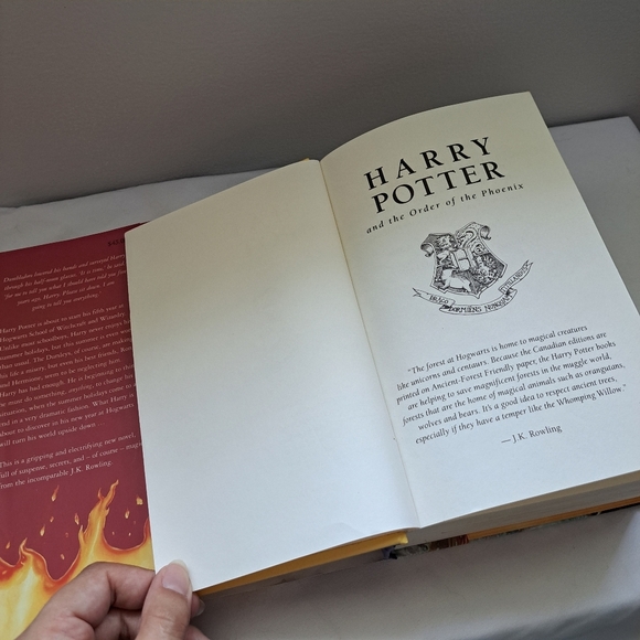 Harry Potter and the Order of the Phoenix Novel by J. K. Rowling - Picture 12 of 14